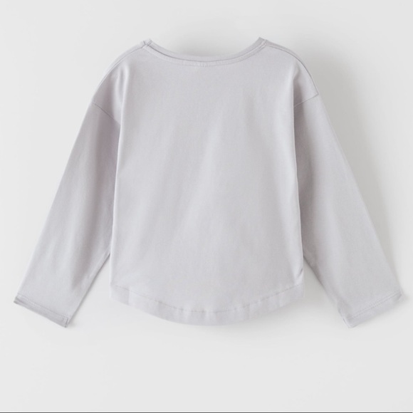 ZARA Sequin Pet Shirt - Picture 3 of 4